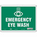 Safety Sign 10 in x 14 in Polyethylene