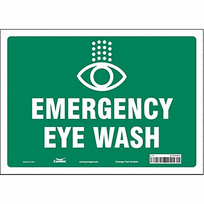 Safety Sign 10 in x 14 in Vinyl
