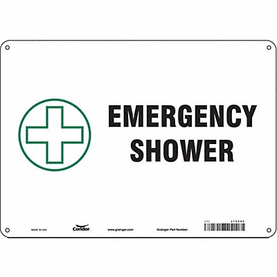 Safety Sign 10 in x 14 in Vinyl