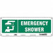 Safety Sign 5 in x 14 in Polyethylene