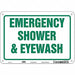 Safety Sign 7 in x 10 in Polyethylene