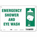 Safety Sign 7 in x 10 in Polyethylene