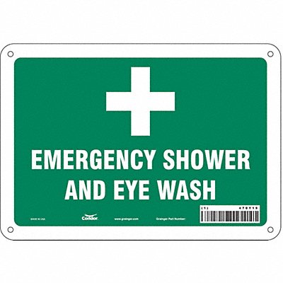 Safety Sign 7 in x 10 in Aluminum