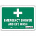 Safety Sign 7 in x 10 in Aluminum