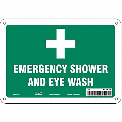 Safety Sign 7 in x 10 in Polyethylene