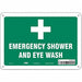 Safety Sign 7 in x 10 in Polyethylene