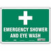 Safety Sign 10 in x 14 in Polyethylene