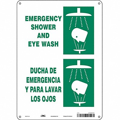 Safety Sign 14 in x 10 in Vinyl