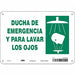 Safety Sign 7 in x 10 in Aluminum