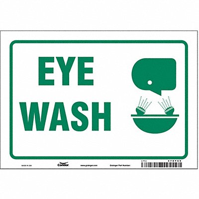 Safety Sign 7 in x 10 in Vinyl