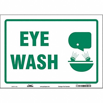 Safety Sign 10 in x 14 in Vinyl