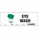 Safety Sign 3 1/2 in x 10 in Vinyl PK10