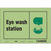Safety Sign 7 in x 10 in Glow Vinyl