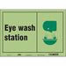 Safety Sign 10 in x 14 in Glow Vinyl
