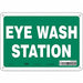 Safety Sign 7 in x 10 in Polyethylene