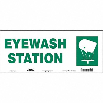 Safety Sign 7 in x 17 in Vinyl