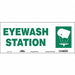 Safety Sign 7 in x 17 in Vinyl