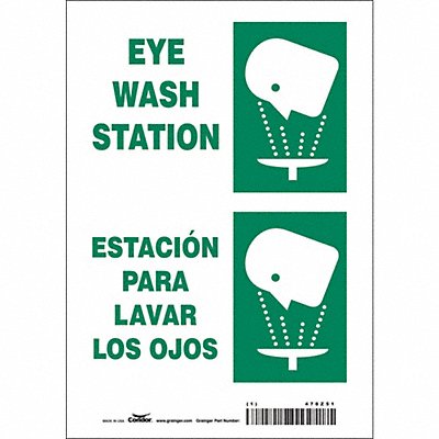 Safety Sign 10 in x 7 in Vinyl