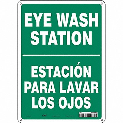 Safety Sign 14 in x 10 in Aluminum