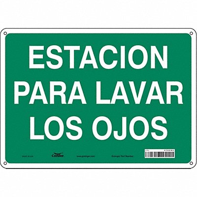 Safety Sign 10 in x 14 in Polyethylene
