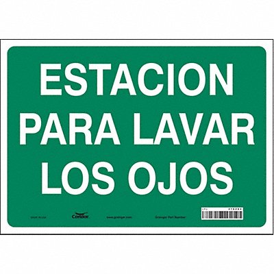 Safety Sign 10 in x 14 in Vinyl