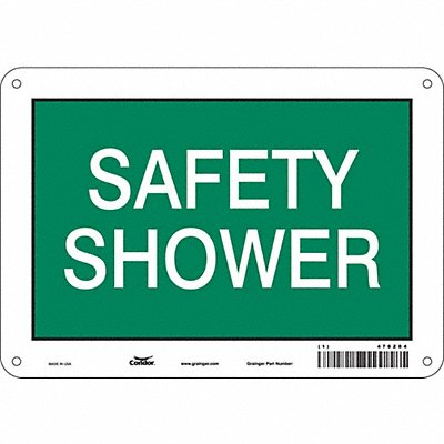 Safety Sign 7 in x 10 in Polyethylene