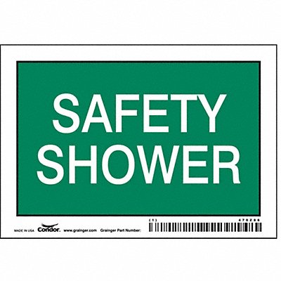 Safety Sign 3 1/2 in x 5 in Vinyl