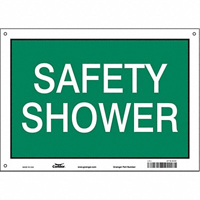 Safety Sign 10 in x 14 in Vinyl