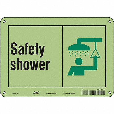 Safety Sign 7 in x 10 in Polyethylene