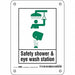 Safety Sign 7 in x 5 in Polyethylene
