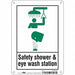 Safety Sign 10 in x 7 in Polyethylene
