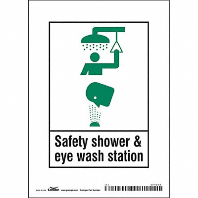 Safety Sign 7 in x 5 in Vinyl