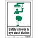 Safety Sign 14 in x 10 in Vinyl