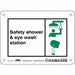 Safety Sign 5 in x 7 in Aluminum