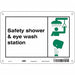 Safety Sign 7 in x 10 in Polyethylene