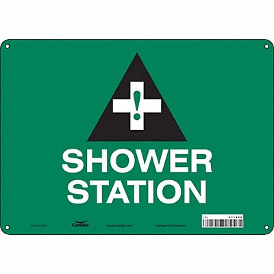 Safety Sign 10 in x 14 in Polyethylene