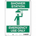 Safety Sign 14 in x 10 in Aluminum