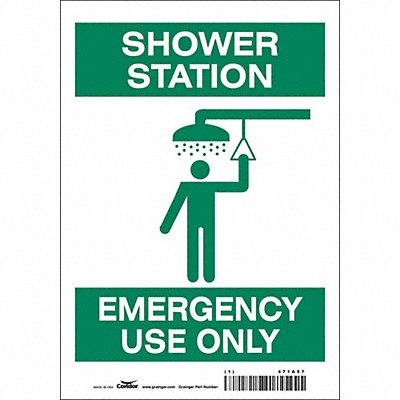 Safety Sign 10 in x 7 in Vinyl