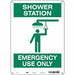Safety Sign 14 in x 10 in Vinyl