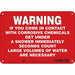 Safety Sign 7 in x 10 in Aluminum