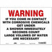 Safety Sign 10 in x 14 in Vinyl