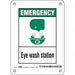 Safety Sign 7 in x 5 in Polyethylene