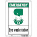 Safety Sign 10 in x 7 in Polyethylene