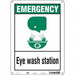 Safety Sign 14 in x 10 in Polyethylene
