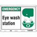 Safety Sign 10 in x 14 in Aluminum