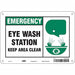 Safety Sign 7 in x 10 in Aluminum