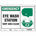 Safety Sign 10 in x 14 in Polyethylene