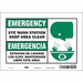 Safety Sign 7 in x 10 in Vinyl