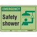 Safety Sign 10 in x 14 in Polyethylene