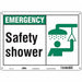 Safety Sign 10 in x 14 in Polyethylene